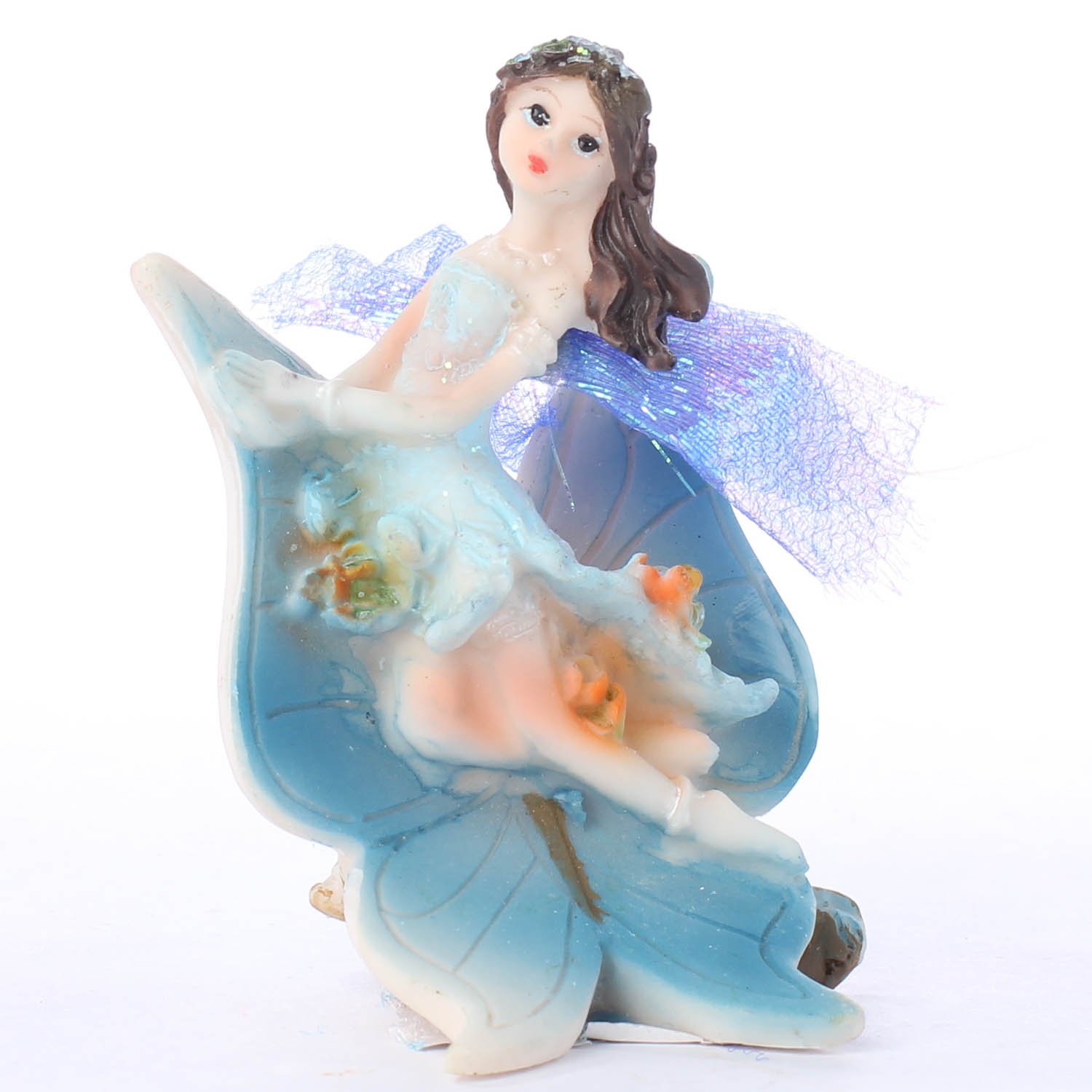 工芸品 Butterfly Fairies Amazon.com: Set of 4 Whimsical Soft Blue Butterfly Fairies